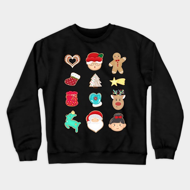 Delicious Christmas cookies Crewneck Sweatshirt by Athikan